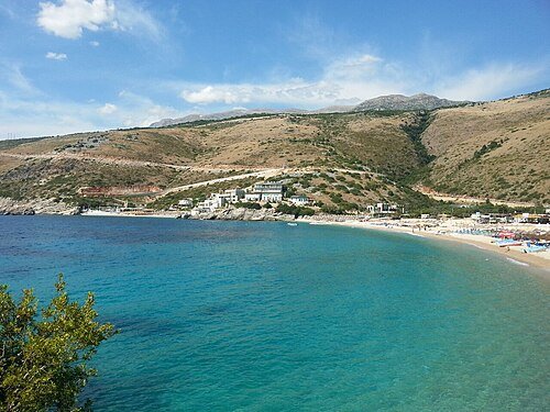 Jale beach, Albania — sheltered turquoise cove on the Albanian Riviera