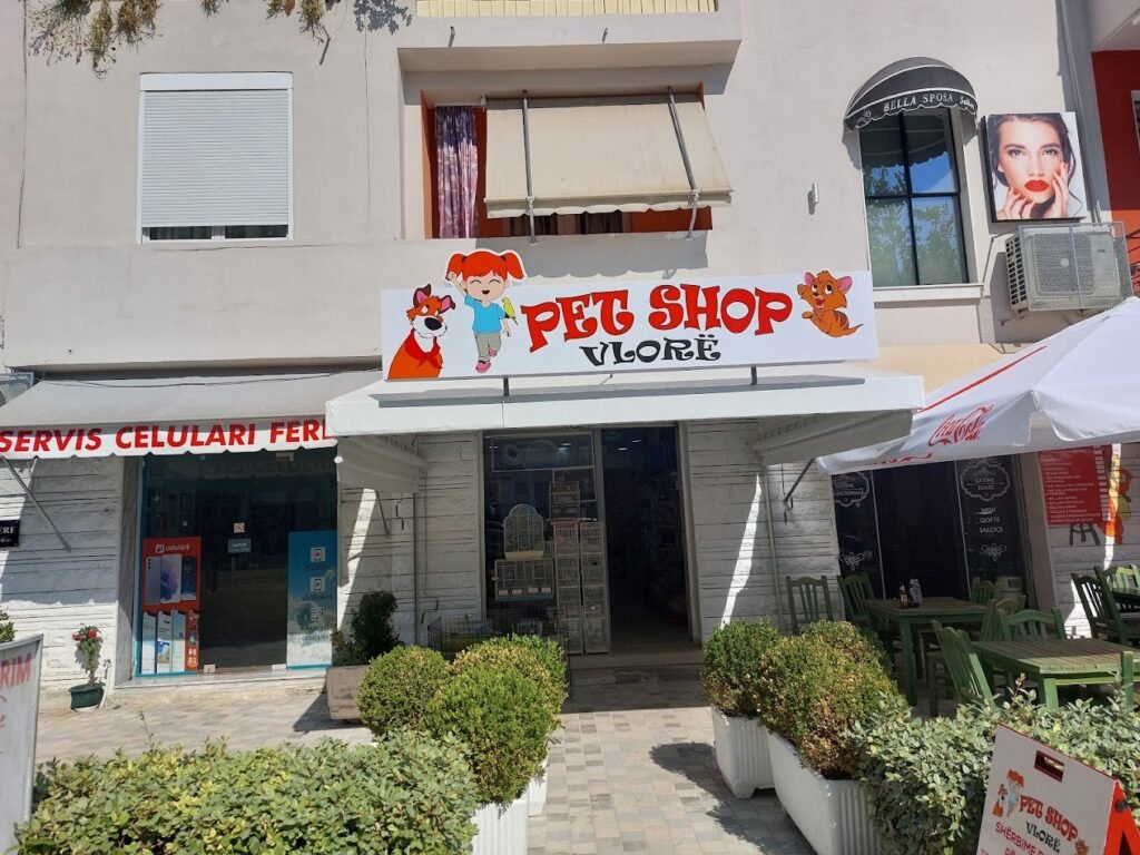 pet shop Vlore supplies dog food cat albania