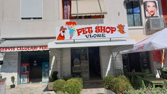 pet shop Vlore supplies dog food cat albania